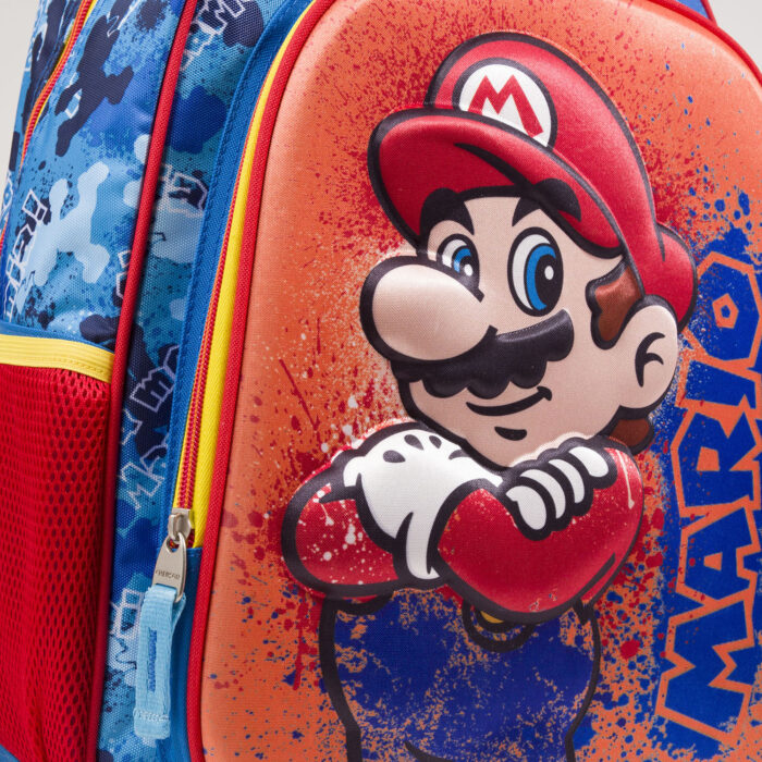 Mochila Grande Azul - Mario Bros Splash - Imagen 6