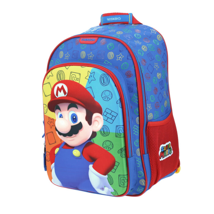 Mochila Grande Azul - Mario Bros Playba - Imagen 2