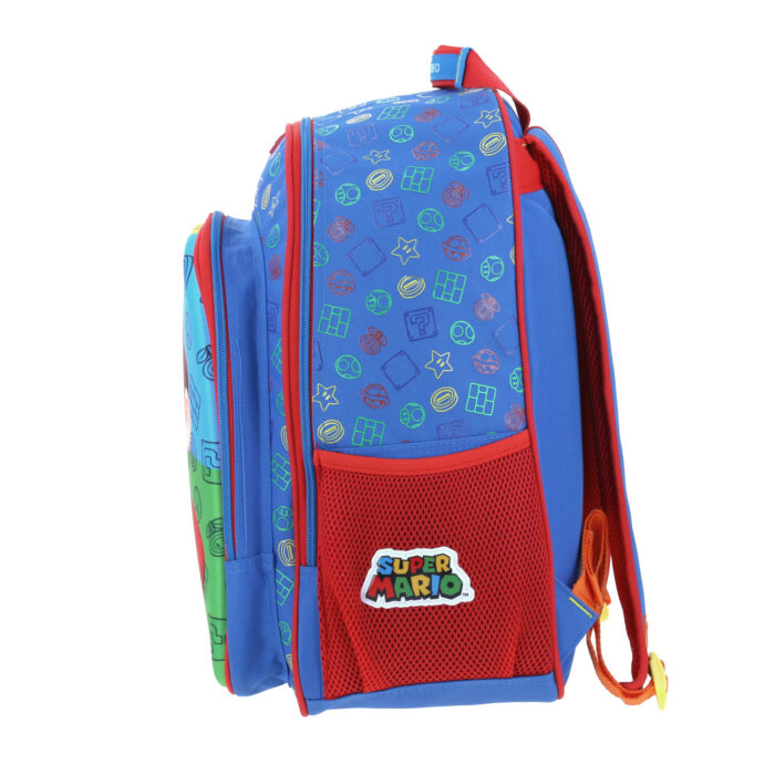 Mochila Grande Azul - Mario Bros Playba - Imagen 3