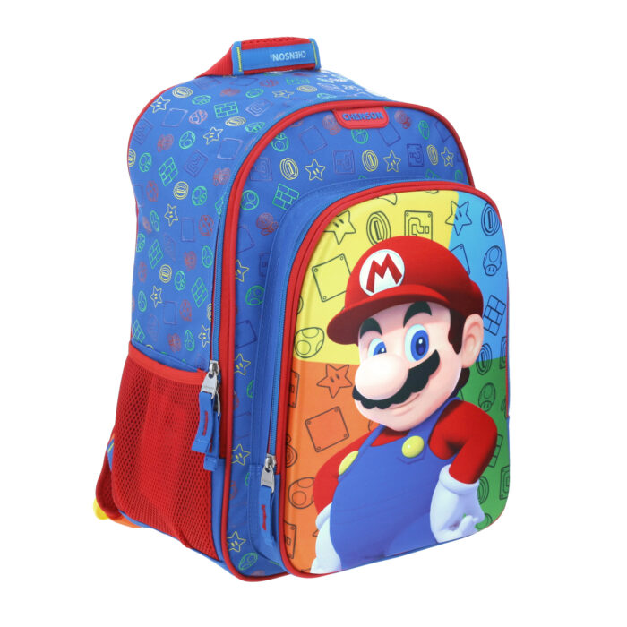 Mochila Grande Azul - Mario Bros Playba - Imagen 8