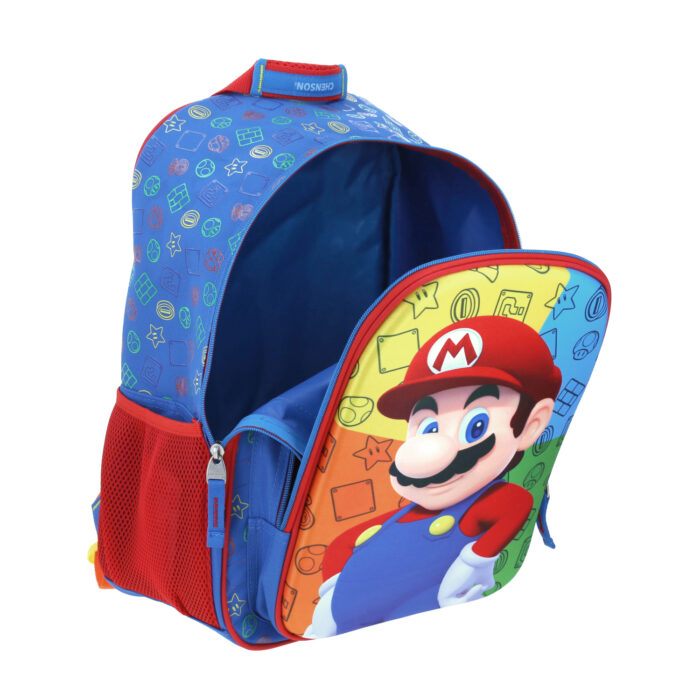 Mochila Grande Azul - Mario Bros Playba - Imagen 9