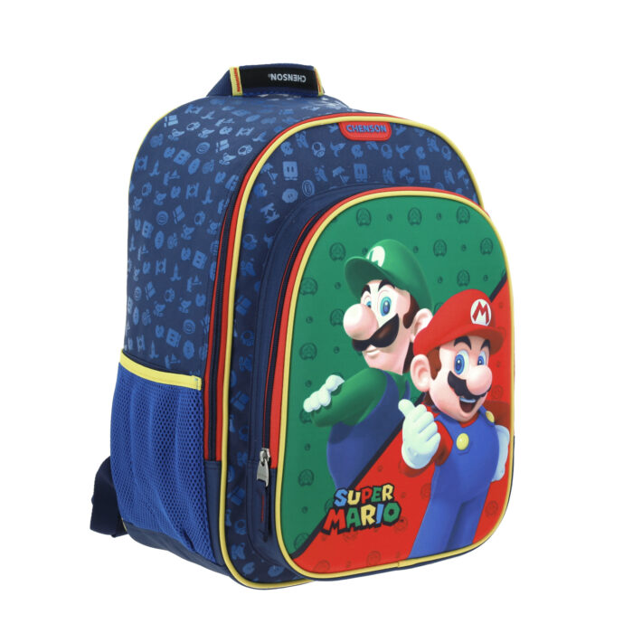 Mochila Grande Azul - Mario Bros Bros - Imagen 6