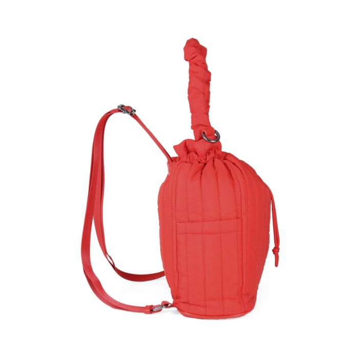 Bolso Cloe V24 102 Rojo - Backpack Mediano - Imagen 4