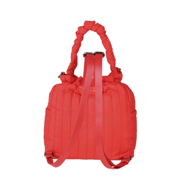 Bolso Cloe V24 102 Rojo - Backpack Mediano - Imagen 5