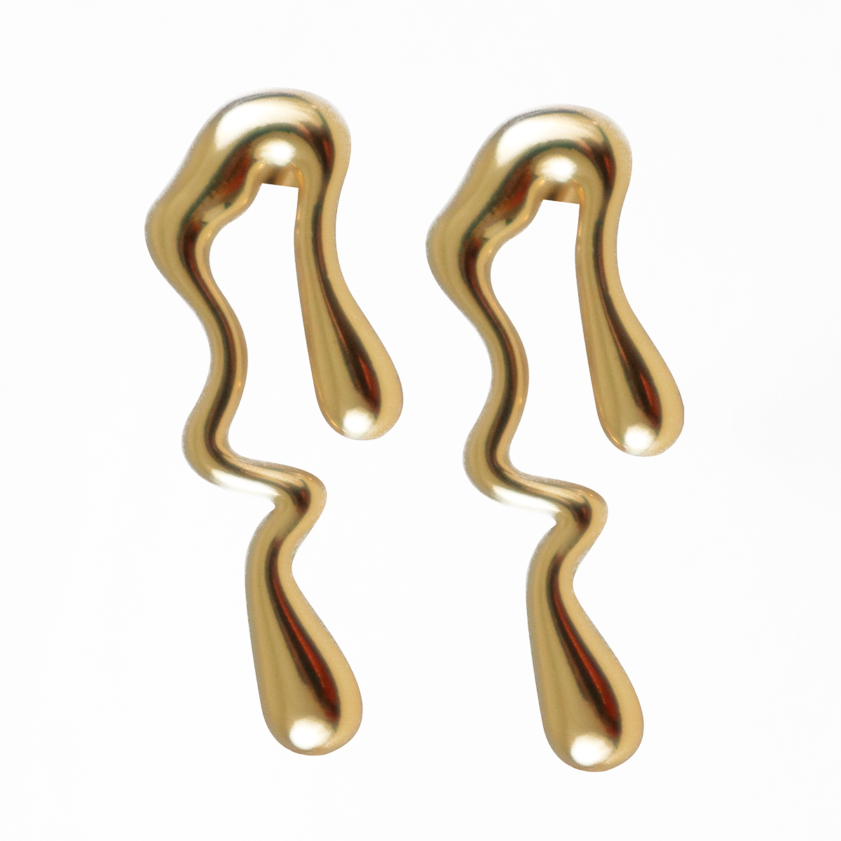 Aretes Caídos Asimétricos