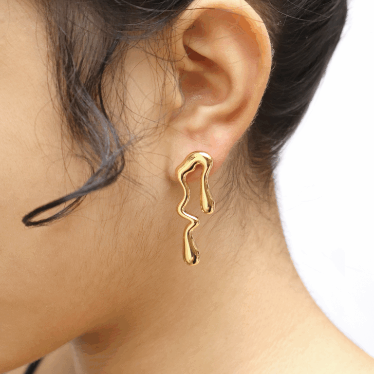 Aretes Caídos Asimétricos - Imagen 2