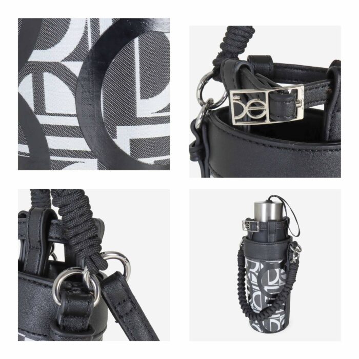 Bolso Cloe P23 398 Negro - Cross Body Mediano - Imagen 9
