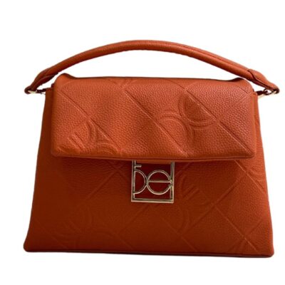 Bolso Cloe O24 461 Naranja - Satchel Mediano