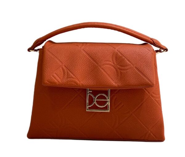 Bolso Cloe O24 461 Naranja - Satchel Mediano