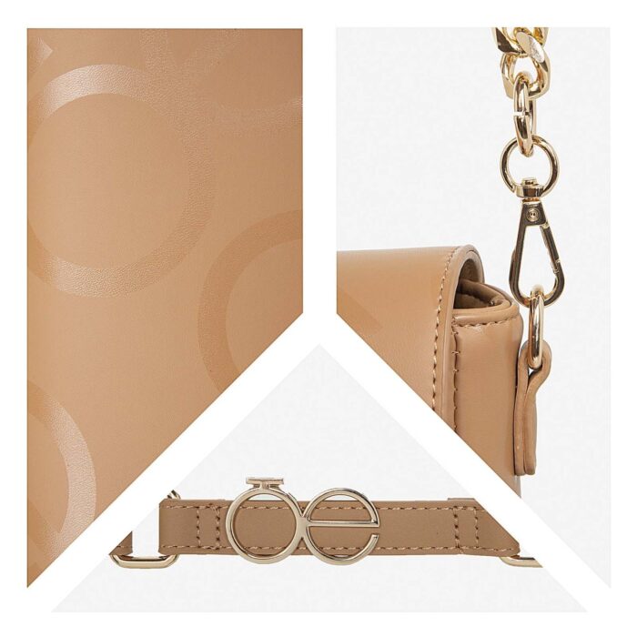 Bolso Cloe O24 550 Camel - Cross Body Grande - Imagen 8