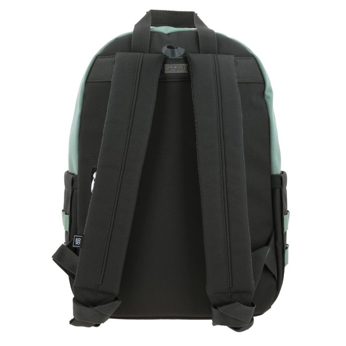 Mochila Verde Grande Escolar 1818 Belt - Imagen 4