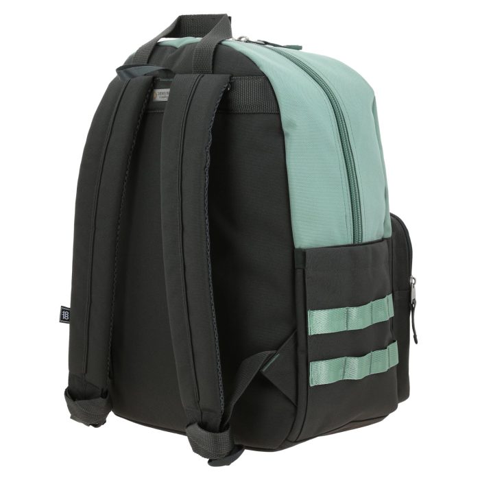 Mochila Verde Grande Escolar 1818 Belt - Imagen 6