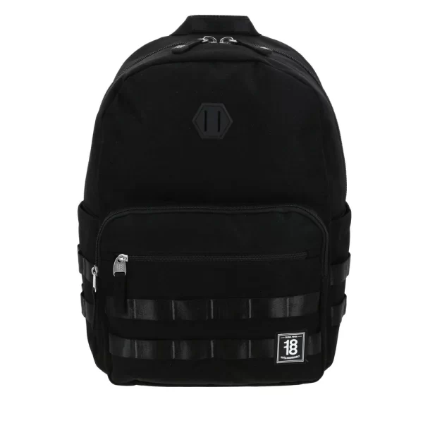 Mochila Negra Escolar 1818 Belt