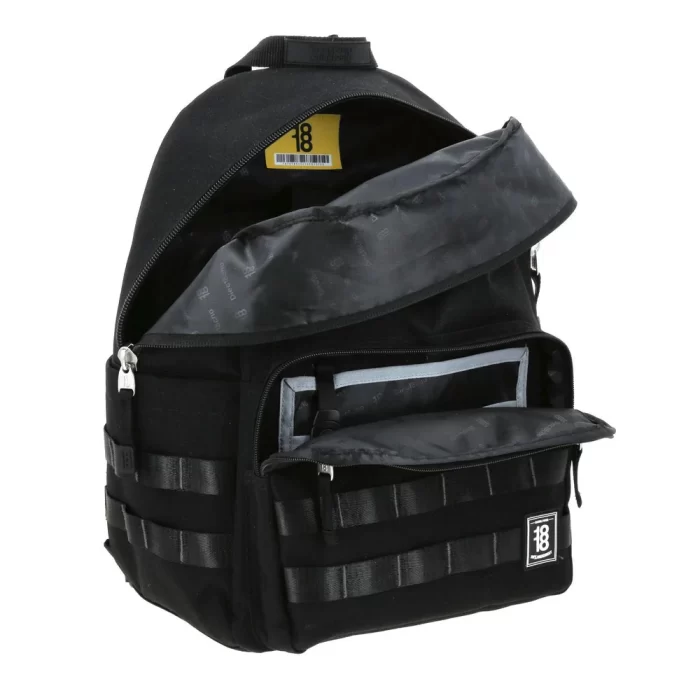 Mochila Negra Escolar 1818 Belt - Imagen 7