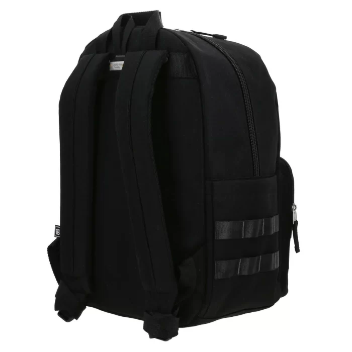Mochila Negra Escolar 1818 Belt - Imagen 4