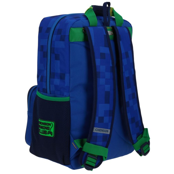 Mochila Escolar Azul con Diseño Gamer Chenson Original Galaga - Imagen 3