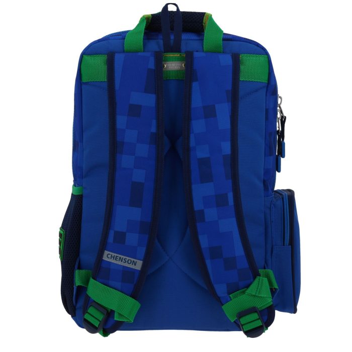 Mochila Escolar Azul con Diseño Gamer Chenson Original Galaga - Imagen 4
