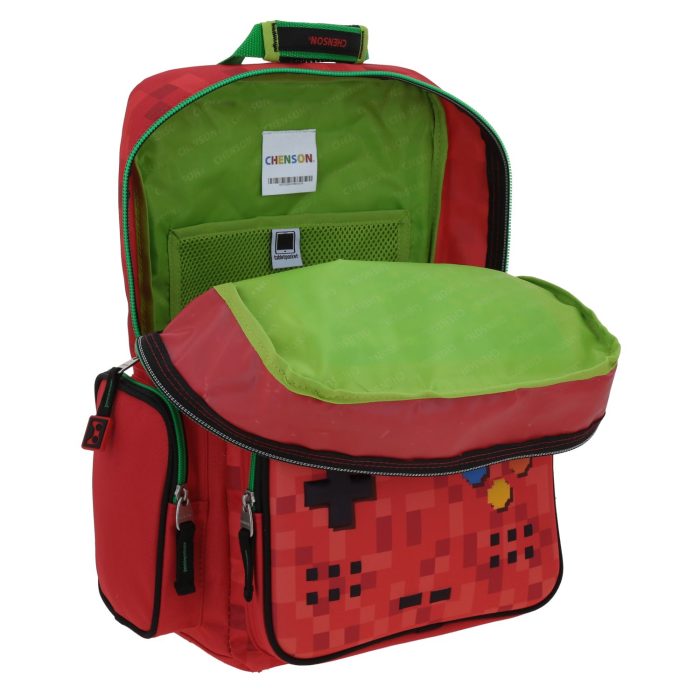 Mochila Escolar Roja con Diseño Gamer Chenson Original Galaga - Imagen 7