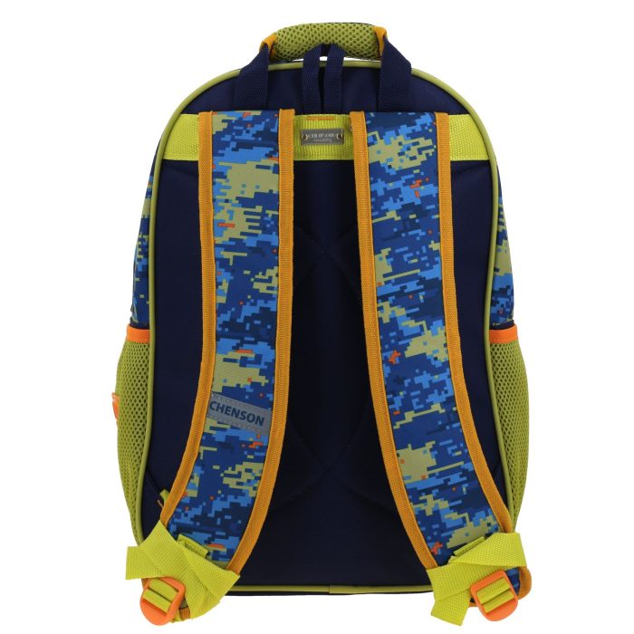 Mochila Azul Escolar Diseño 3D de Dinosaurio Chenson Original Korav - Imagen 4