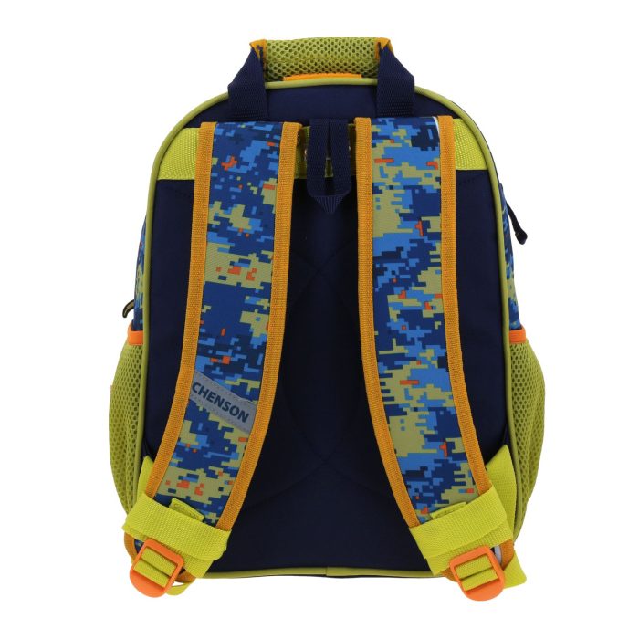 Mochila Azul Escolar Diseño 3D de Dinosaurio Chenson Original Korav - Imagen 4