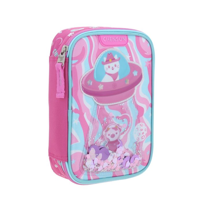 Lapicera Rosa Gatito Espacial Happy Girl Ajua - Imagen 6
