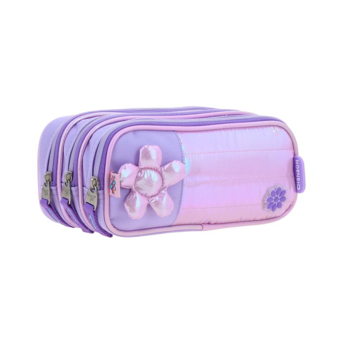 Lapicera Lila Brillante Con Flor Happy Girl Happy Girl Flof - Imagen 3