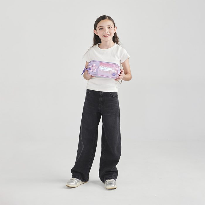 Lapicera Lila Brillante Con Flor Happy Girl Happy Girl Flof - Imagen 8