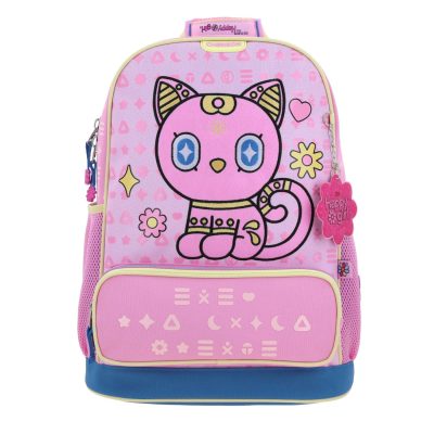 Mochila Rosa Con Bordado Happy Girl Gipsy