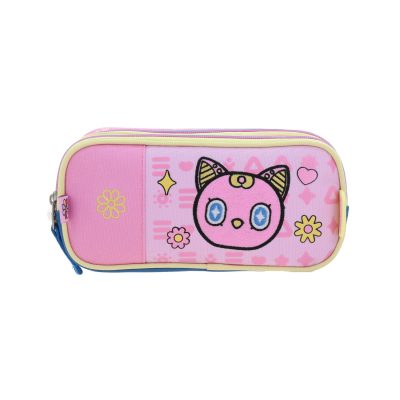 Lapicera Rosa Con Gatito Bordado Happy Girl Gipsy
