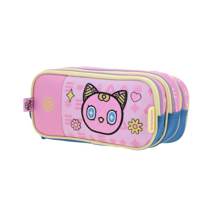 Lapicera Rosa Con Gatito Bordado Happy Girl Gipsy - Imagen 3