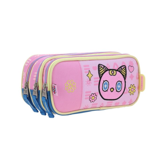 Lapicera Rosa Con Gatito Bordado Happy Girl Gipsy - Imagen 2