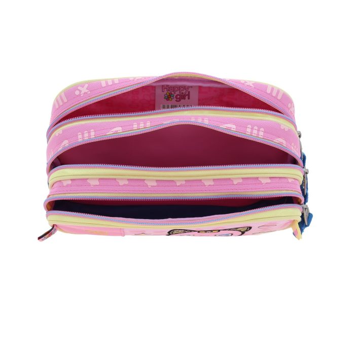 Lapicera Rosa Con Gatito Bordado Happy Girl Gipsy - Imagen 4