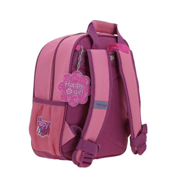 Mochila Rosa Escolar Happy Girl Tarlait - Imagen 3