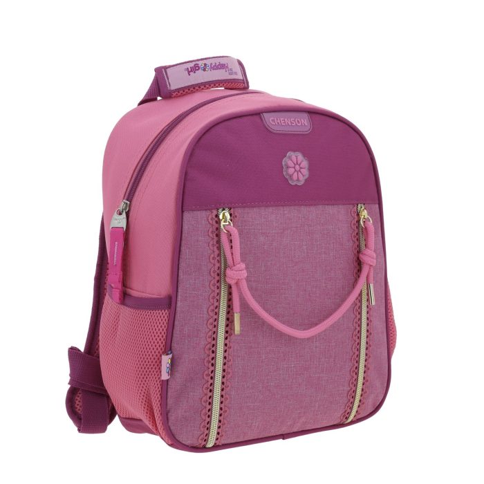 Mochila Rosa Escolar Happy Girl Tarlait - Imagen 5