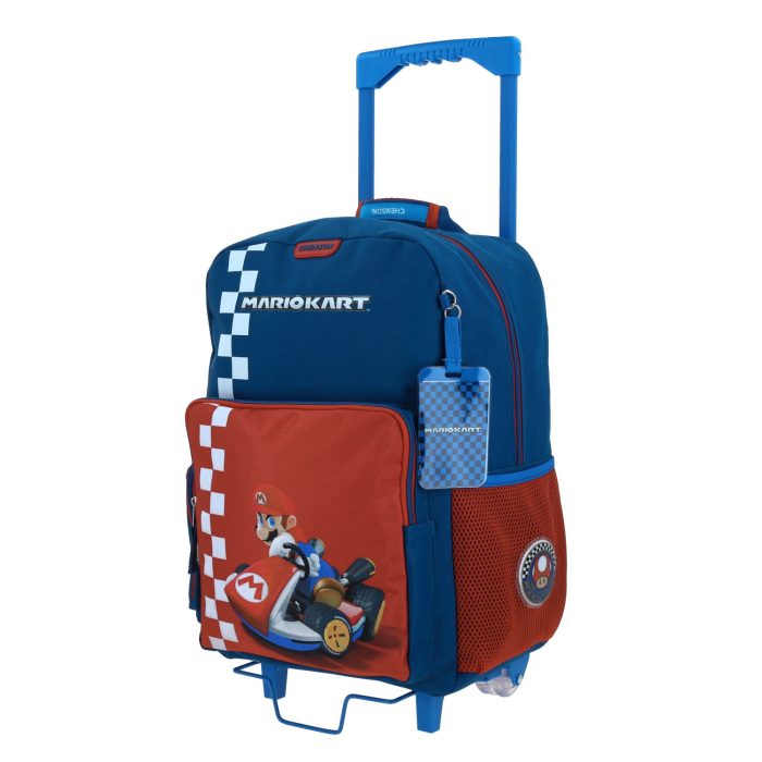 Mochila con Ruedas Azul Mario Bros Chenson Brife - Imagen 2
