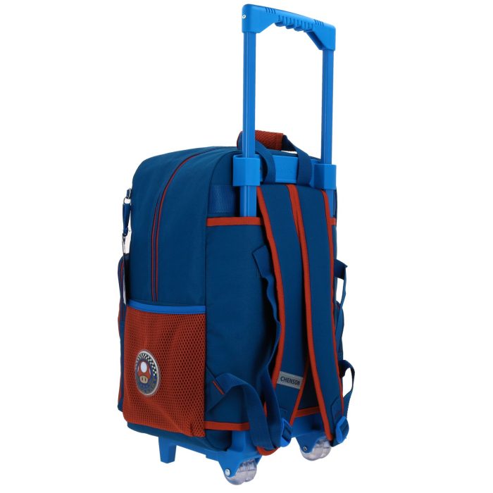 Mochila con Ruedas Azul Mario Bros Chenson Brife - Imagen 3