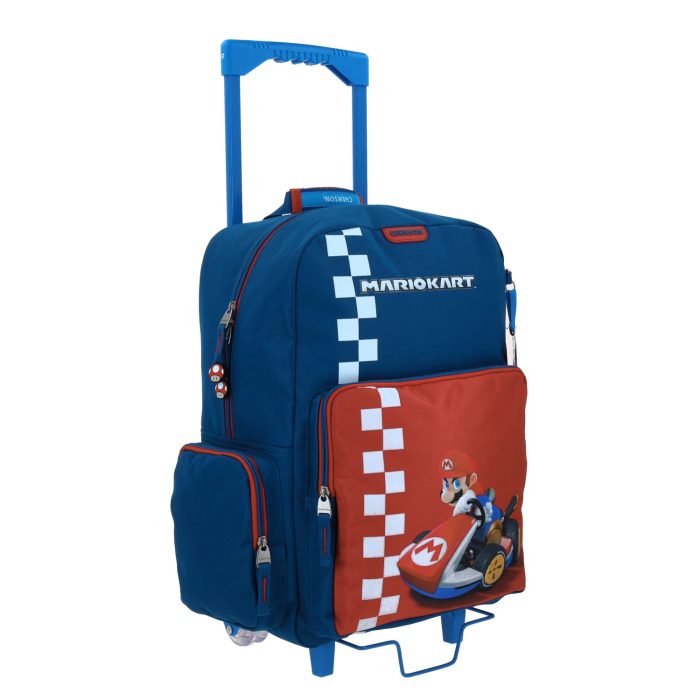 Mochila con Ruedas Azul Mario Bros Chenson Brife - Imagen 5