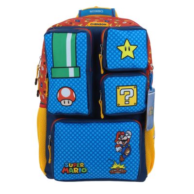 Mochila Azul Mario Bros Chenson Under