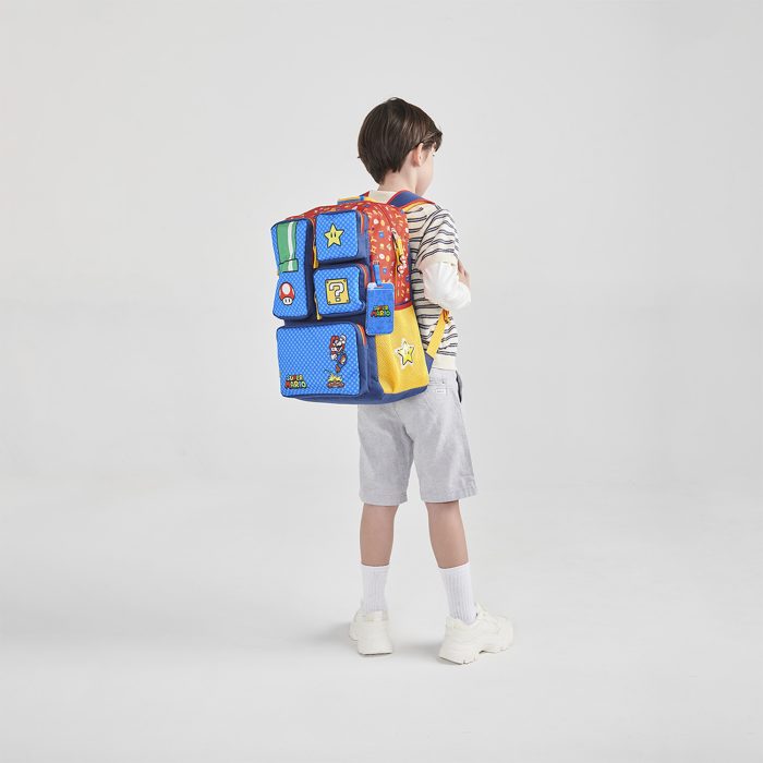 Mochila Azul Mario Bros Chenson Under - Imagen 9