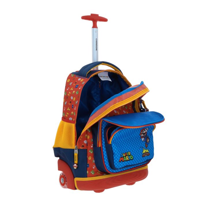 Mochila con Ruedas Azul Mario Bros Chenson Onder - Imagen 7