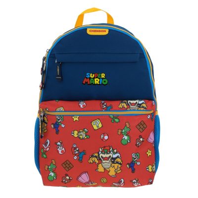 Mochila Azul Mario Bros