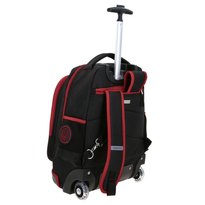Mochila con Ruedas Negra Miles Morales Chenson Caps - Imagen 3