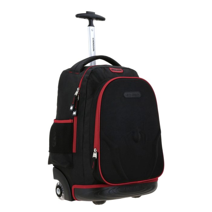 Mochila con Ruedas Negra Miles Morales Chenson Caps - Imagen 6
