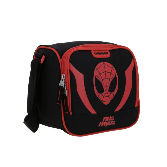 Lonchera Negra Relieve Miles Morales Chenson Sello - Imagen 5