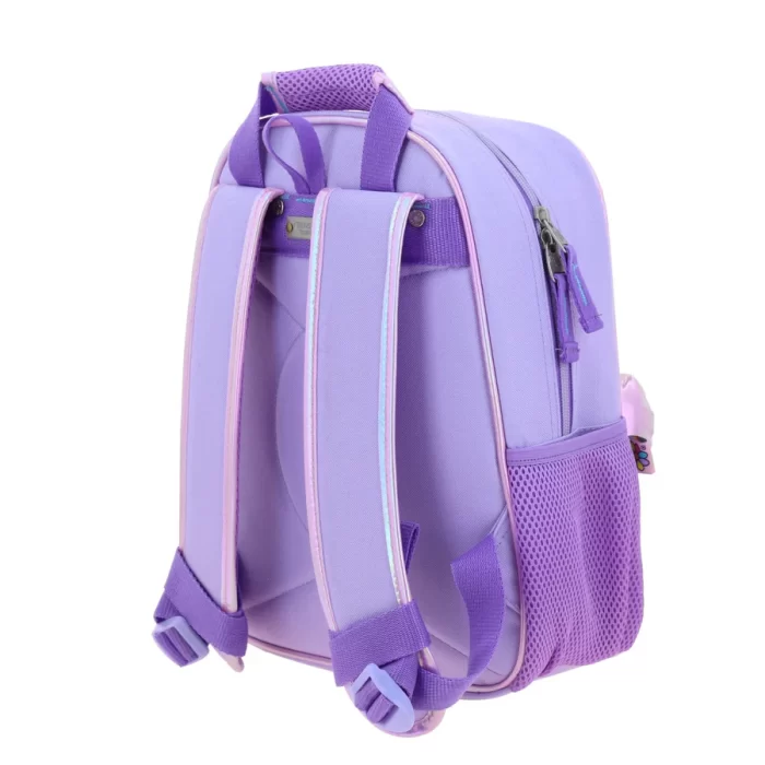 Mochila Lila con Flor 3D Brillante Happy Girl Flof - Imagen 5