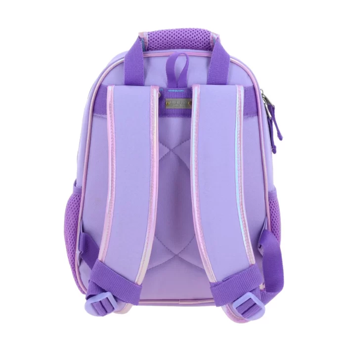 Mochila Lila con Flor 3D Brillante Happy Girl Flof - Imagen 3