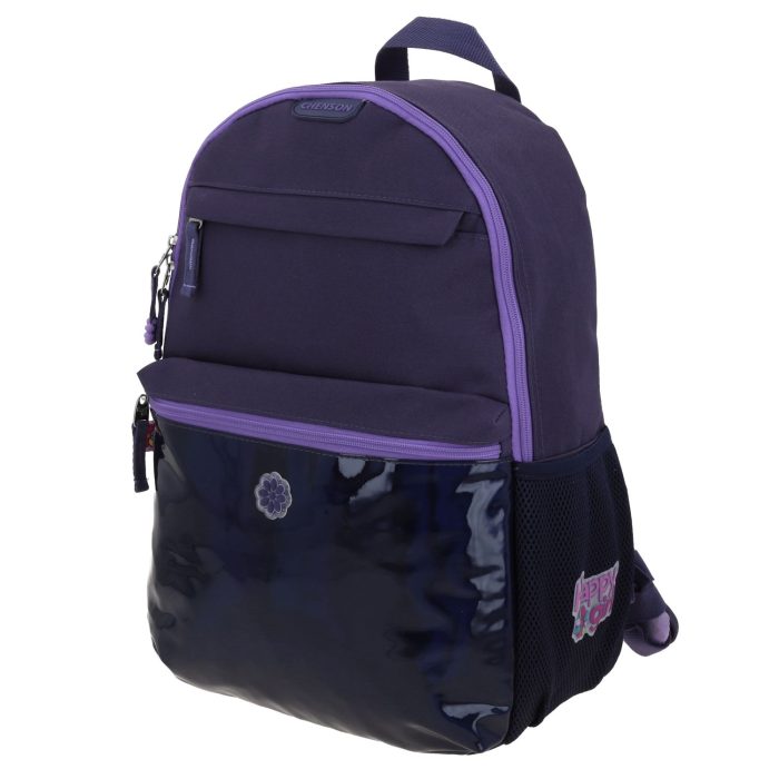 Mochila Morada Iridiscente Happy Girl Aurora - Imagen 2